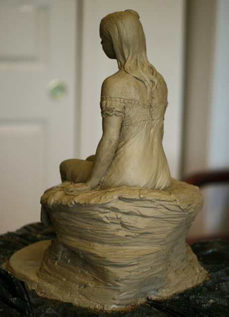Back side of woman.